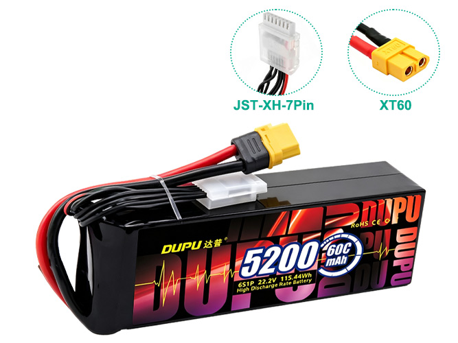 Bateria do AolsteCell 22.2V 5200mah 60C XT60